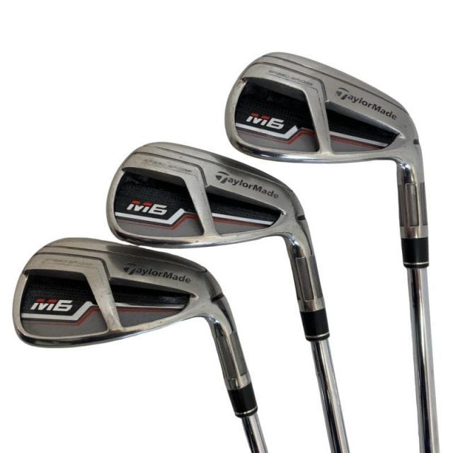 中古】 テーラーメイド M6 6S アイアンセット IR RE-AX 85 STEEL