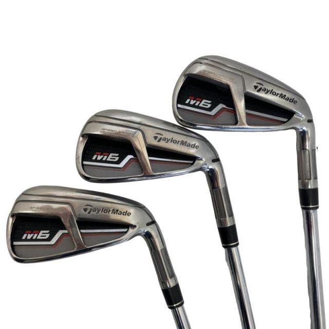 中古】 テーラーメイド M6 6S アイアンセット IR RE-AX 85 STEEL