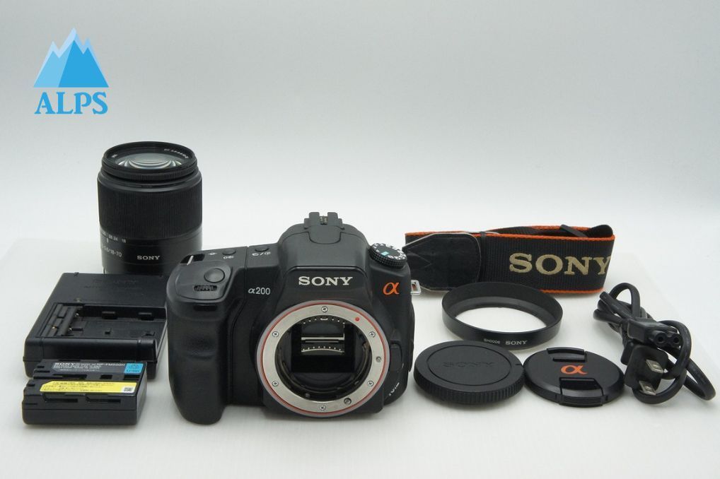 SONY ソニー α200 レンズキット DSLR-A200K (DT 18-70mm F3.5-5.6