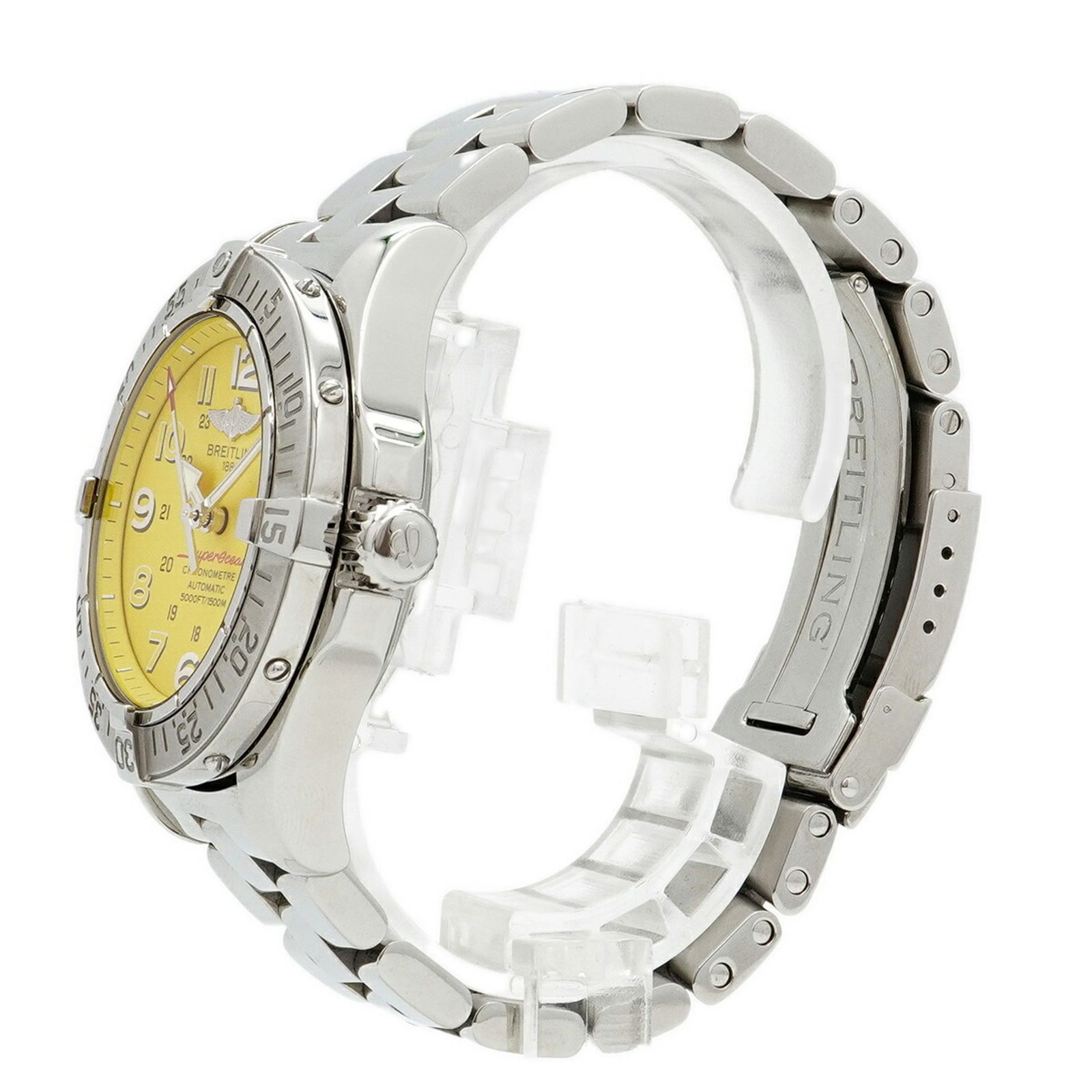 イエロー文字盤腕時計