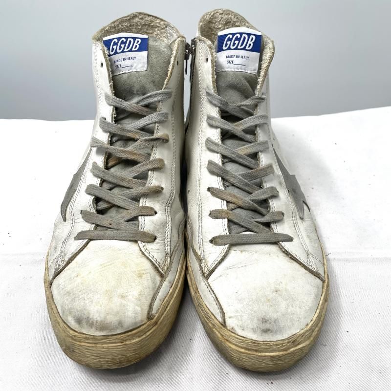 中古】GOLDEN GOOSE FRANCY ホワイト/シルバー サイズ41 スニーカー 