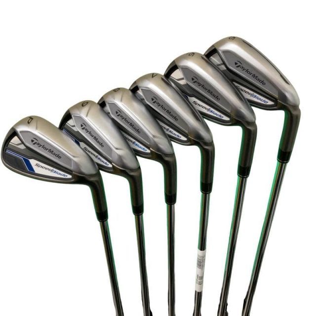中古】 テーラーメイド Speed Blade 6S アイアンセット IR KBS C-TAPER