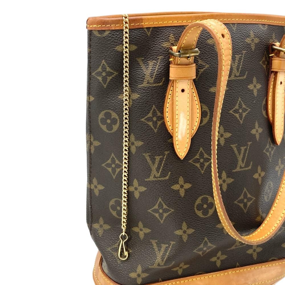 ルイヴィトン LOUIS VUITTON バケット PM ハンドバッグ モノグラム