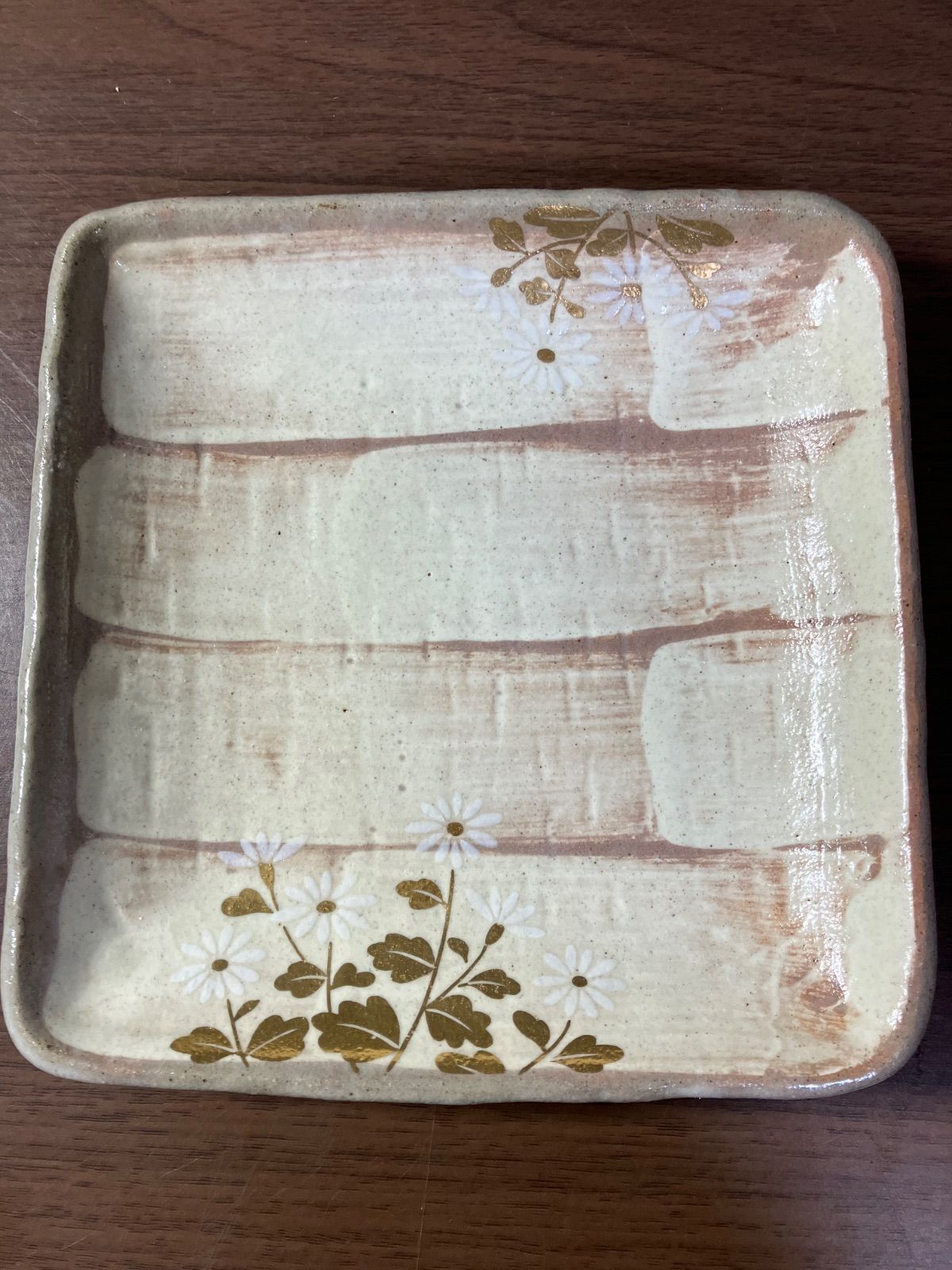 橘吉 金彩草花 角皿セット - メルカリ