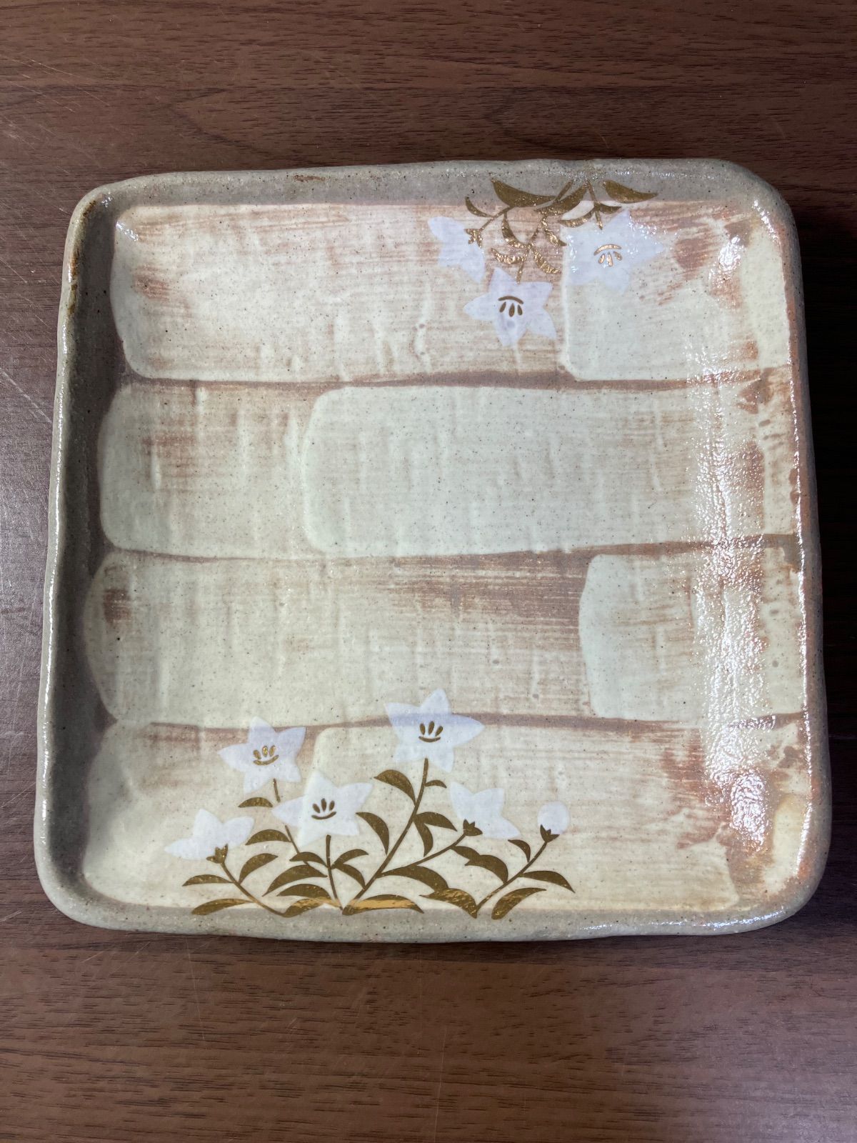 橘吉 金彩草花 角皿セット - メルカリ