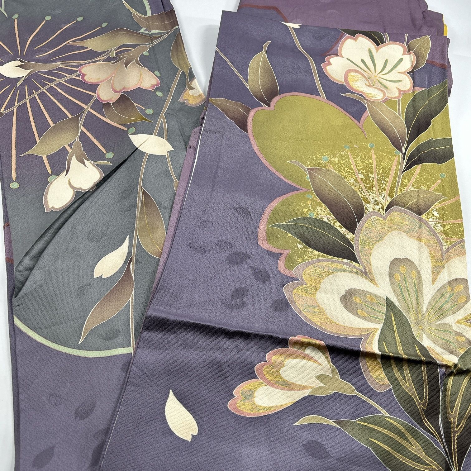 振袖 4枚 正絹 着物まとめ売り 同梱購入歓迎 リメイク用 着付け練習用