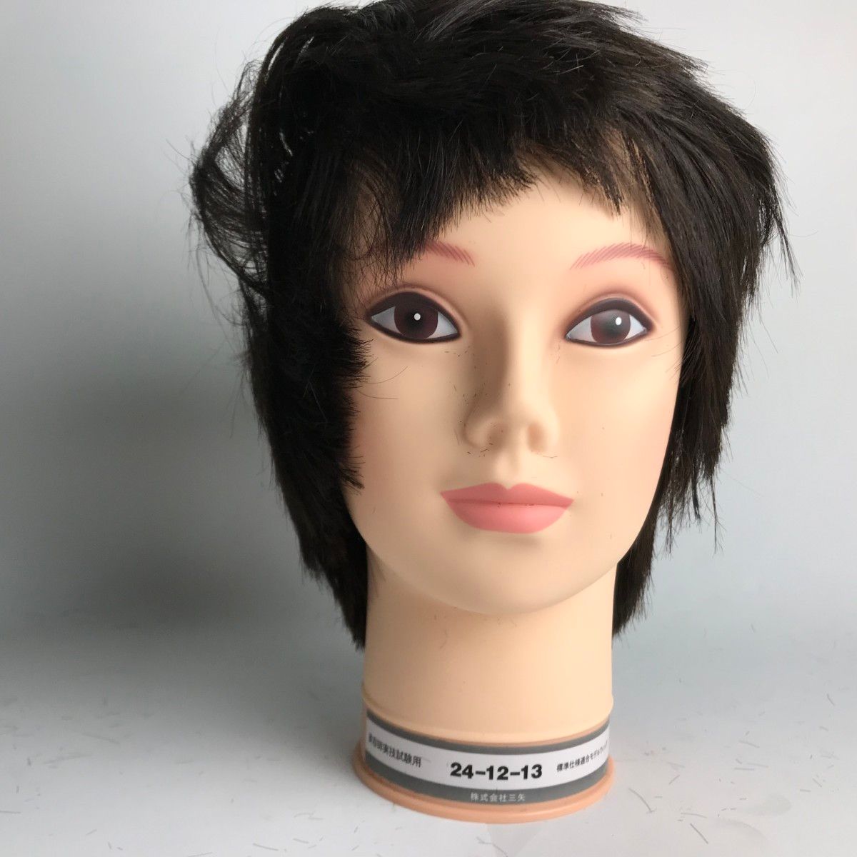 □□ 標準仕様適合モデルウィッグ まとめ12個 美容師実技試験用 株式