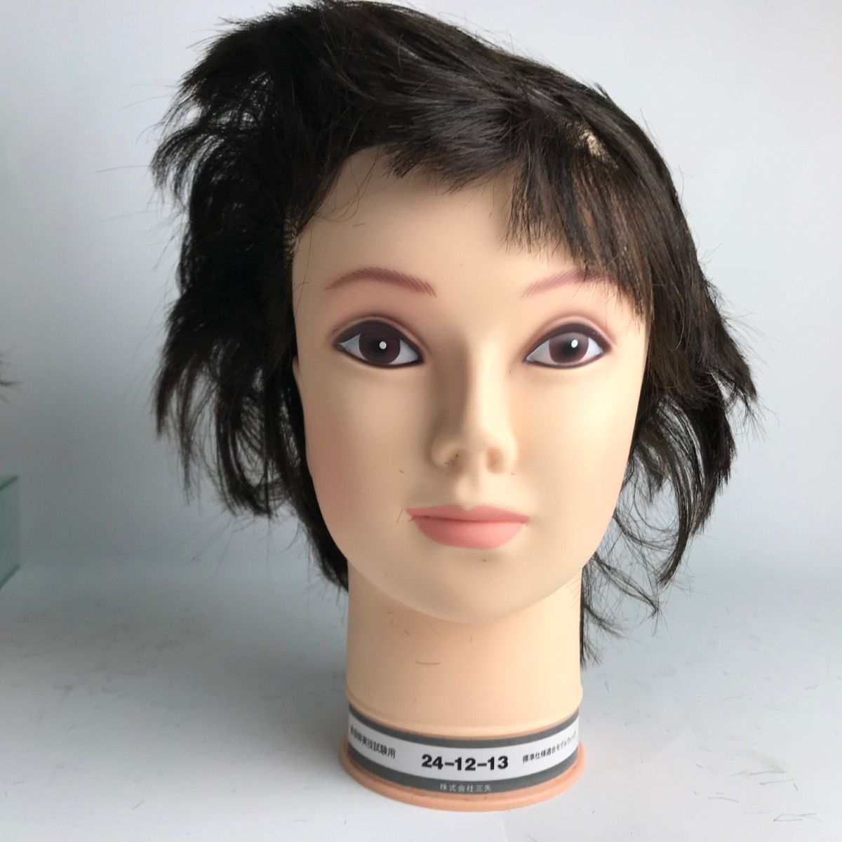 □□ 標準仕様適合モデルウィッグ まとめ12個 美容師実技試験用 株式