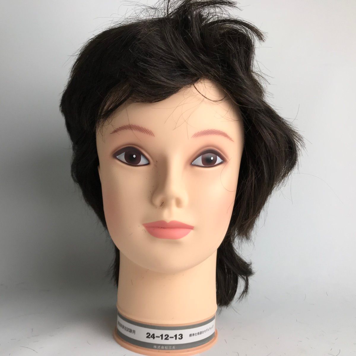 □□ 標準仕様適合モデルウィッグ まとめ12個 美容師実技試験用 株式