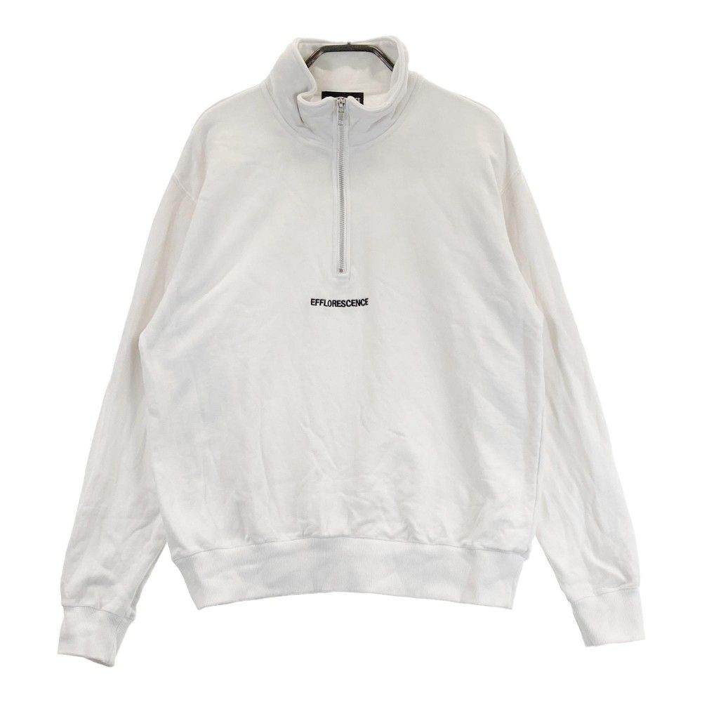 efflorescence エフロレッセンス Mサイズ サイズ：M EFFLORESCENCE エフロレッセンス ハーフジップスウェット