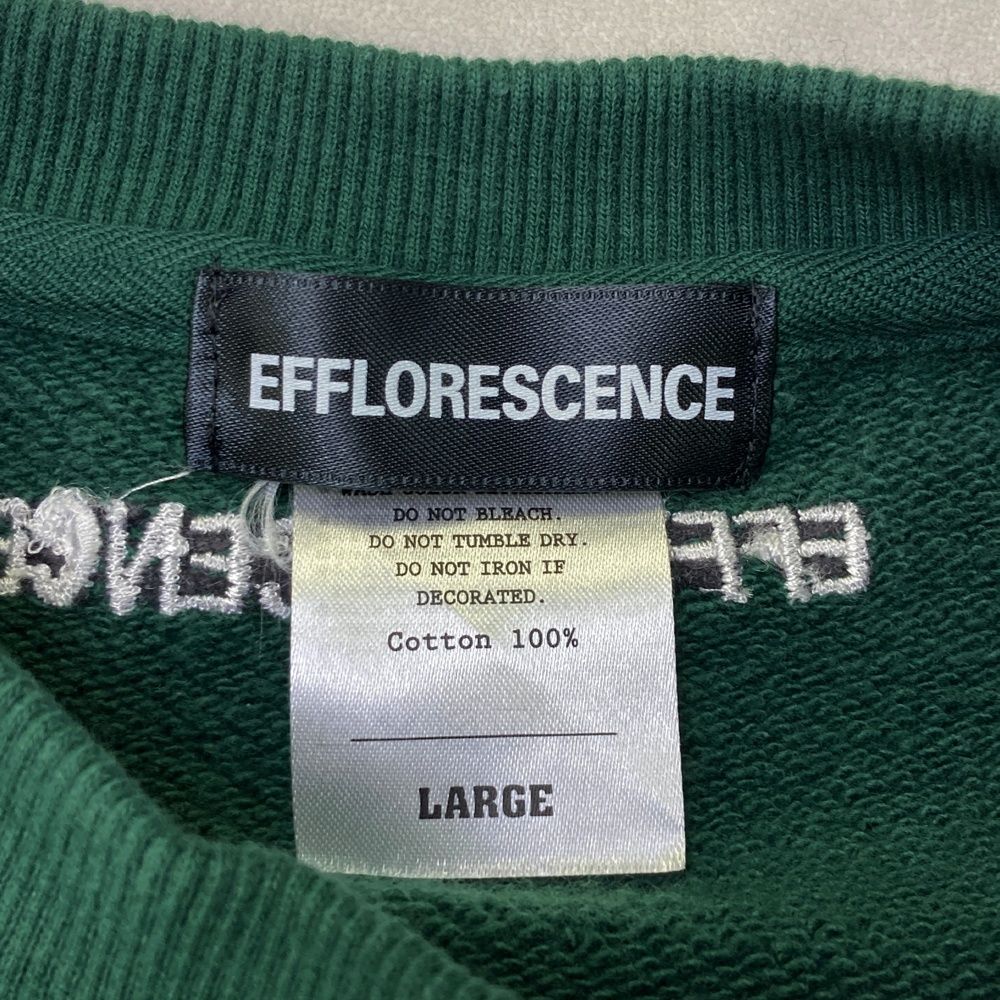ゴルフ サイズ：LARGE EFFLORESCENCE エフロレッセンス スウェット
