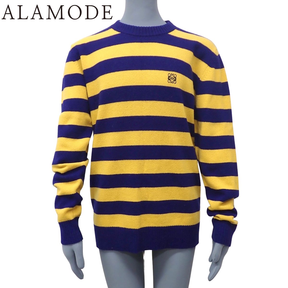 LOEWE(ロエベ) ボーダーニット ニット/セーター アパレル 長袖 ロゴ