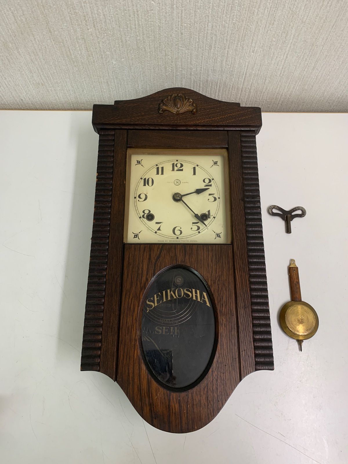 フォロー割対象商品】SEIKOSHA 精工舎 スリゲル13号 ゼンマイ式振り子