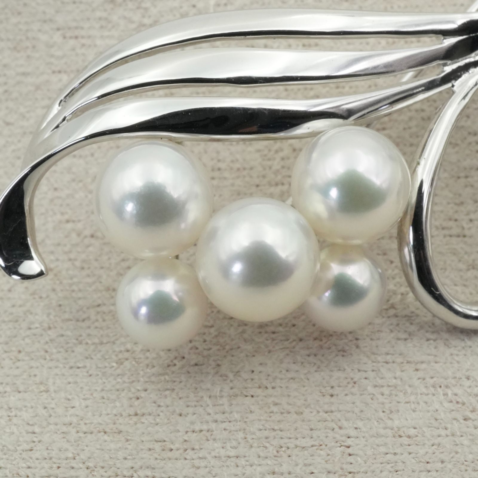 美品 ミキモト 花束 ブローチ シルバー パール MIKIMOTO/24-46 - メルカリ