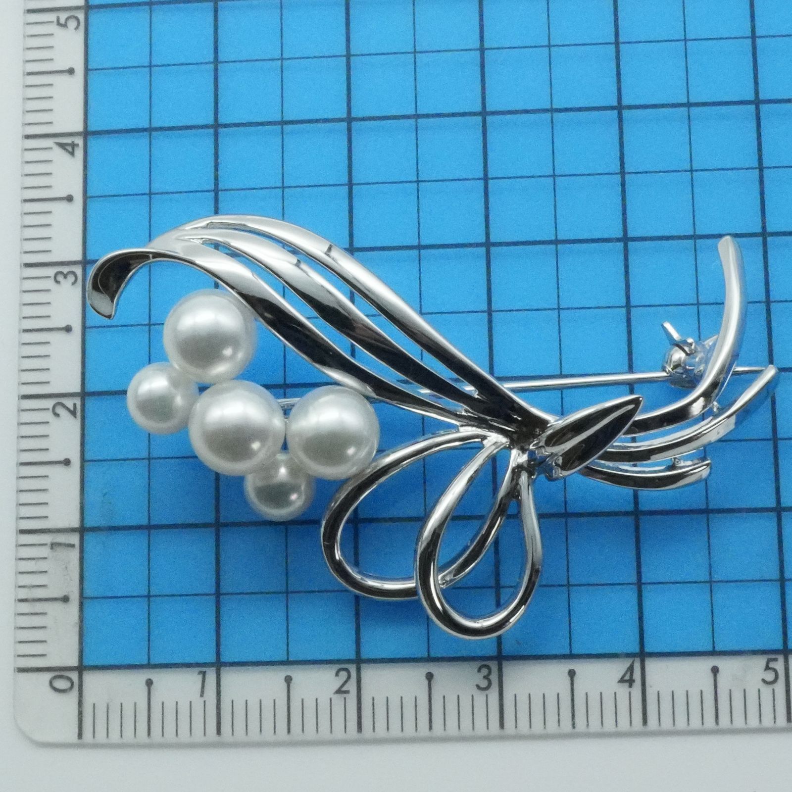 美品 ミキモト 花束 ブローチ シルバー パール MIKIMOTO/24-46 - メルカリ