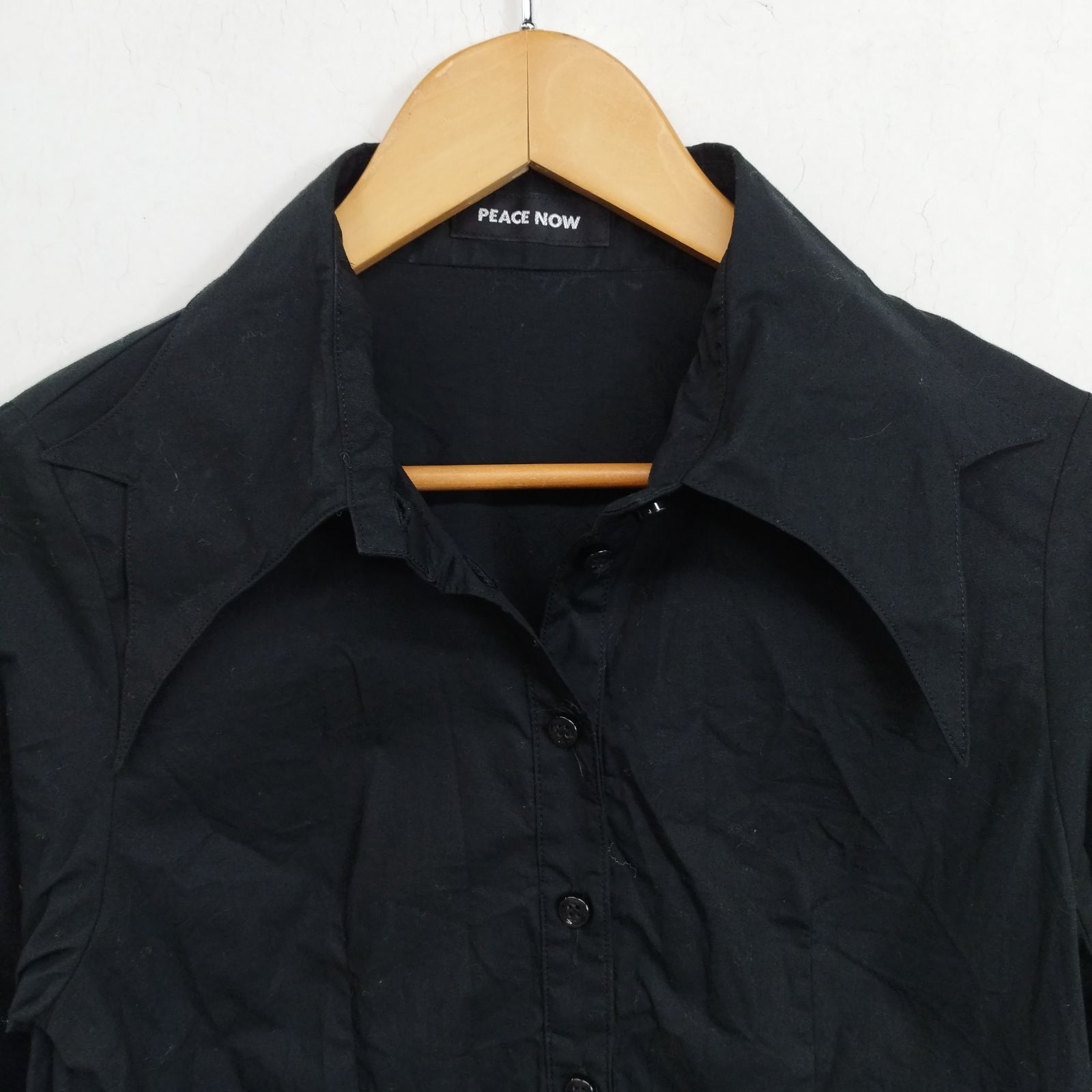 PEACE NOW ピースナウ コウモリ襟 シャツ デザイン ゴスロリ Gothic