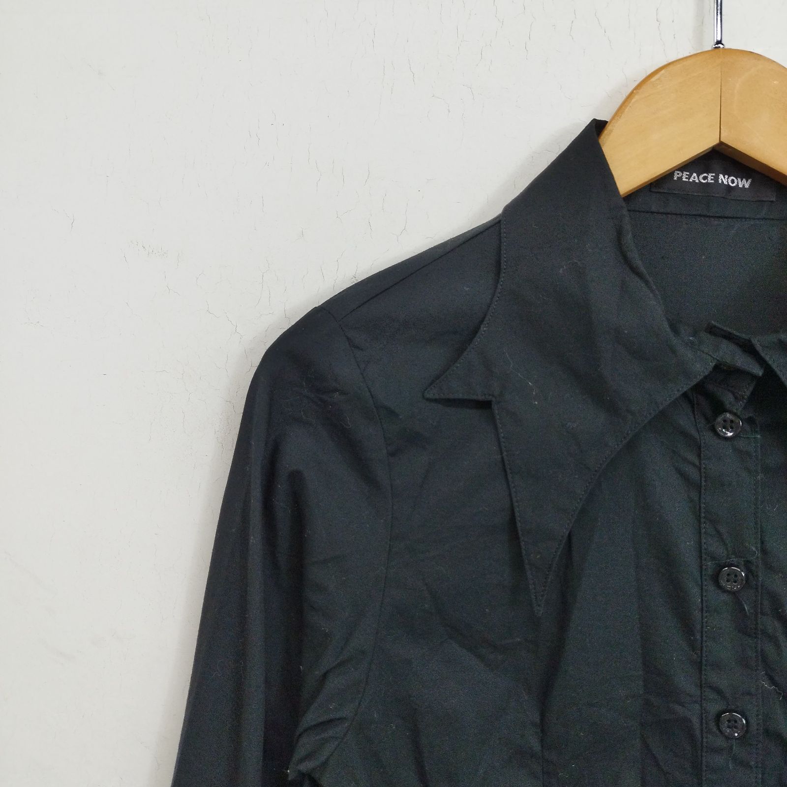 PEACE NOW ピースナウ コウモリ襟 シャツ デザイン ゴスロリ Gothic