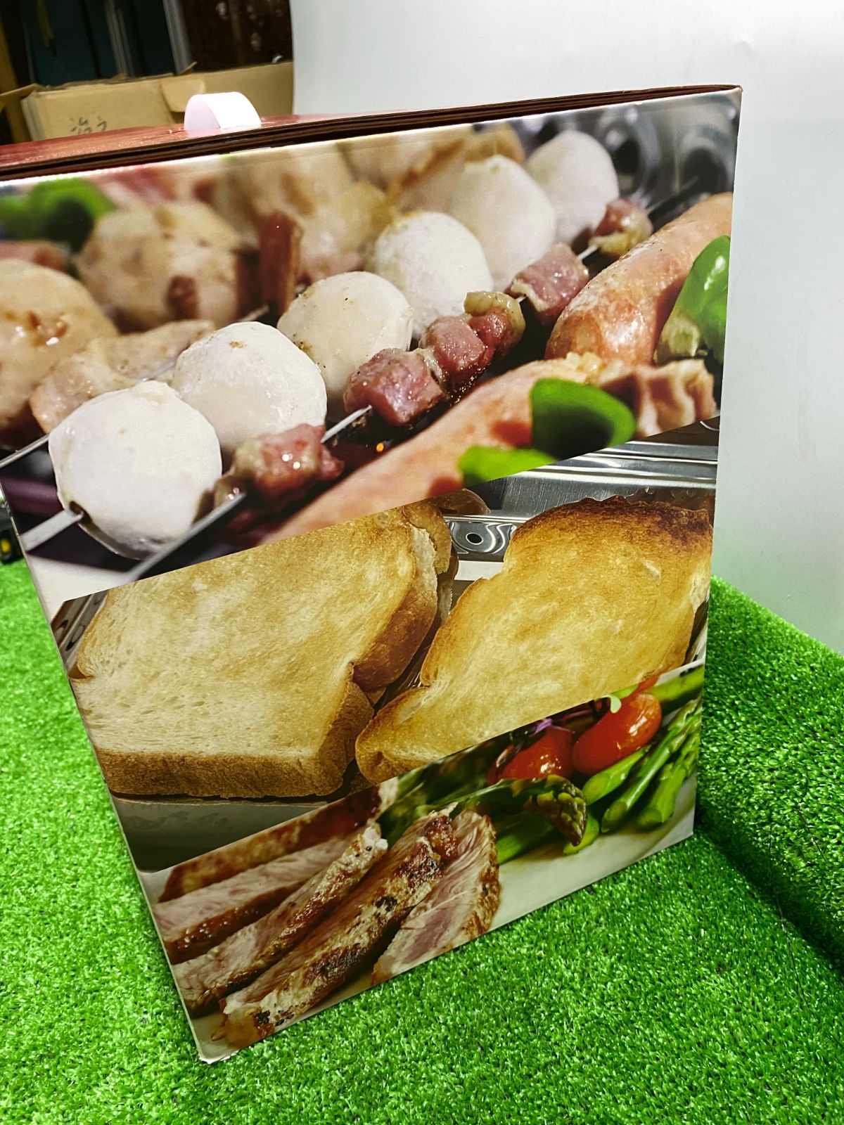 ○iRoom 多機能串焼きグリル CC-K009 ホットプレート 4WAY 波型