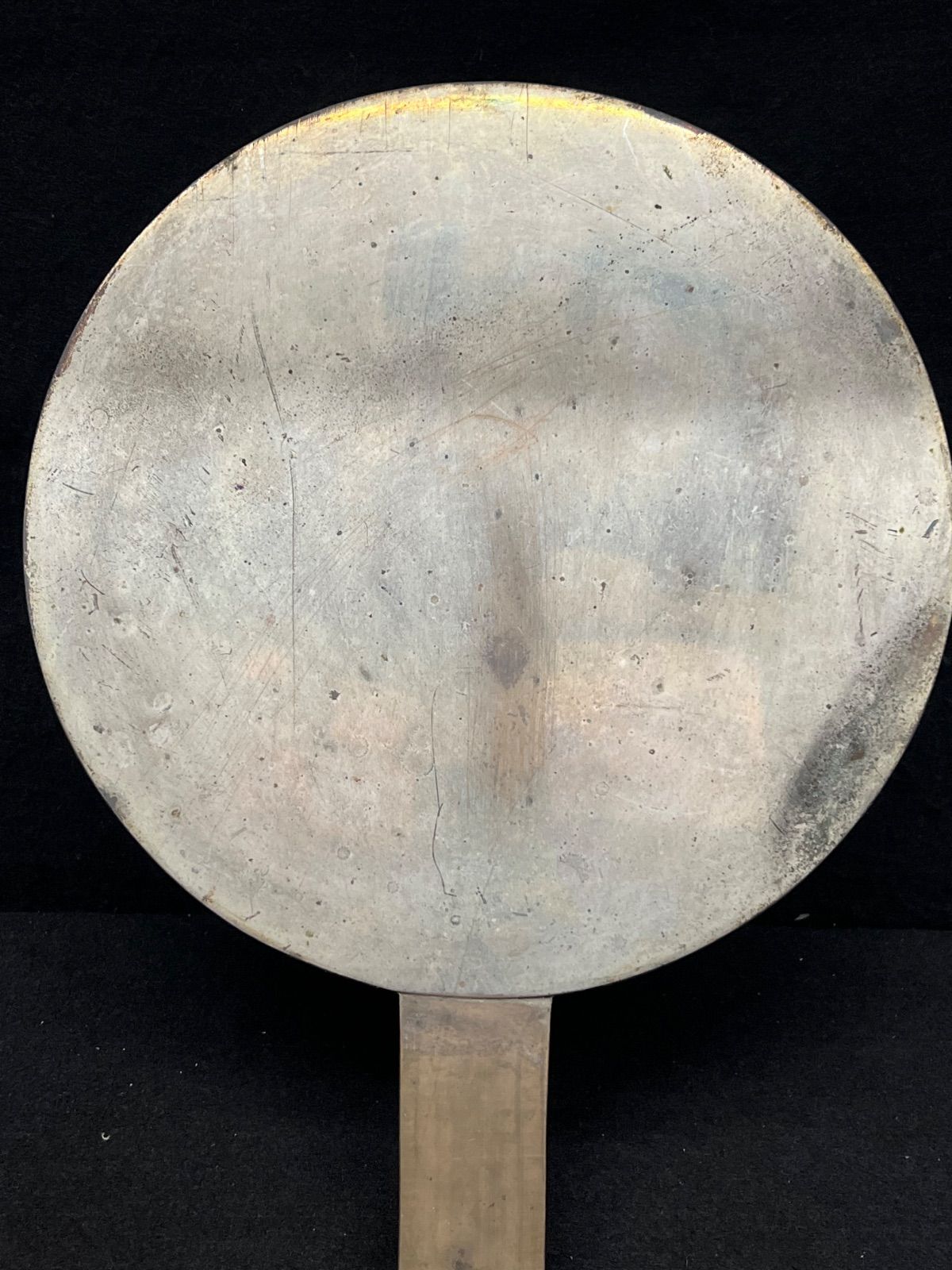 銅鏡 / 天下一 岩井丹波守正保 】古い鏡 手鏡 古鏡 骨董品