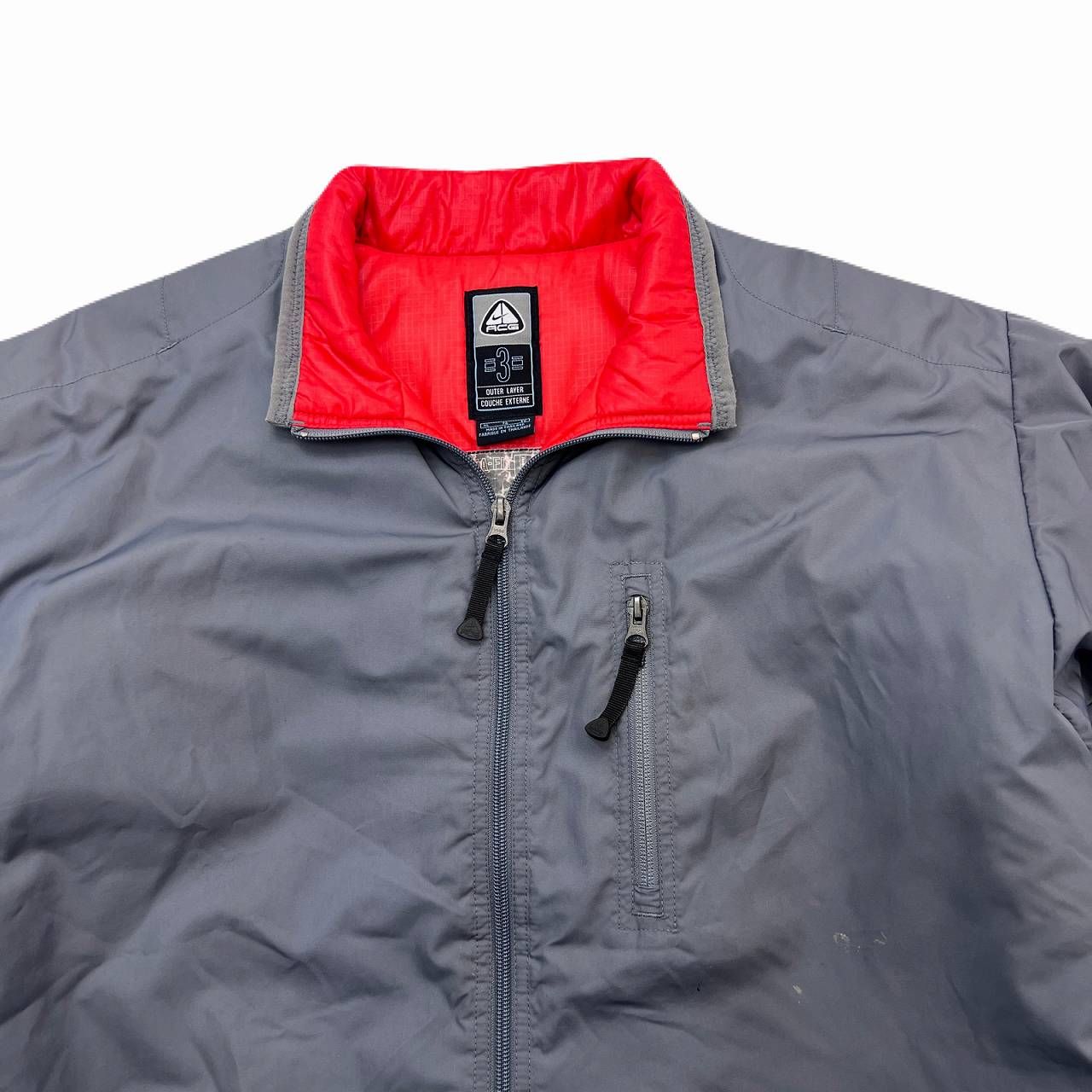 ナイキ ACG ナイロンジャケット 中綿 メンズ XLサイズ グレー 90s