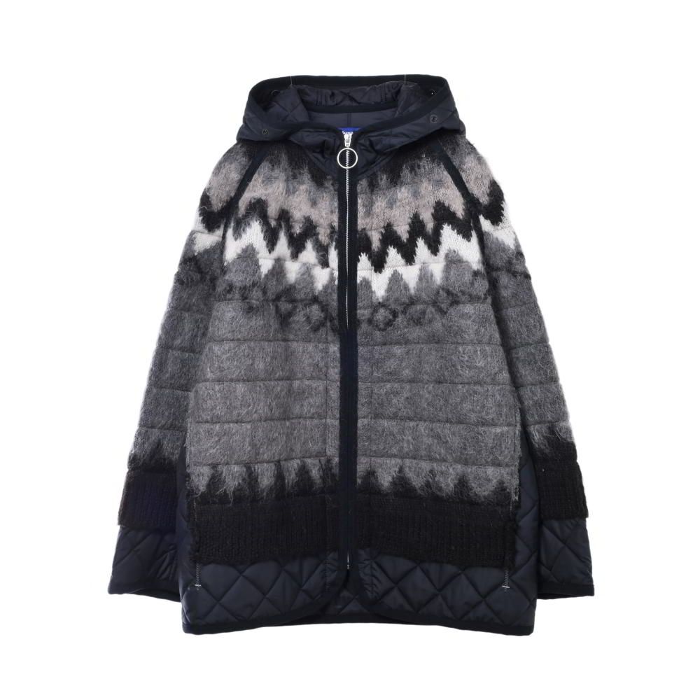 JUNYA WATANABE ドッキングニットジャケット／再構築ジャケット JUNYA WATANABE COMME des GARCONS 再構築 ドッキング キルティング