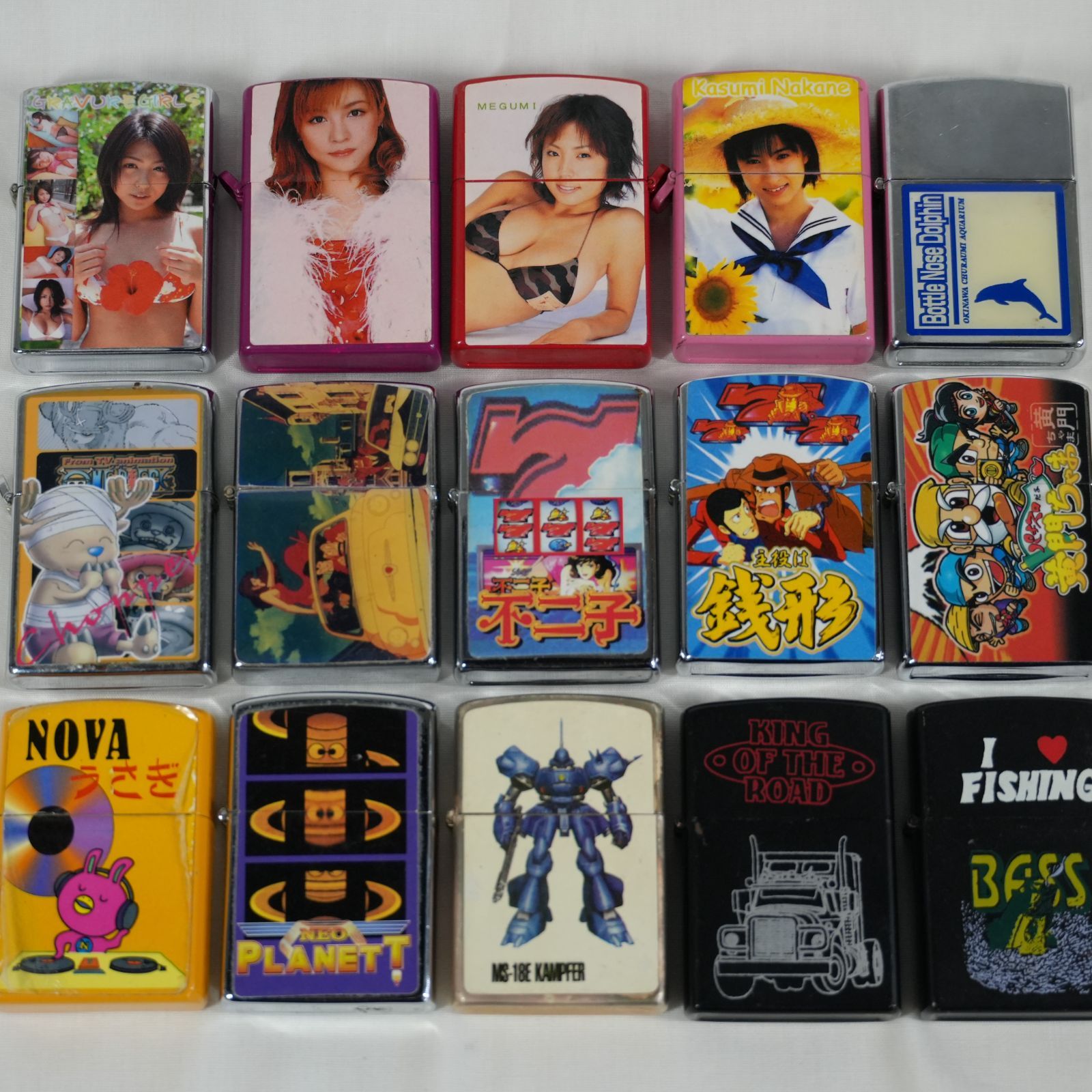 IM] ノーブランド品 ジッポ風 オイルライター 15個まとめて 現状品