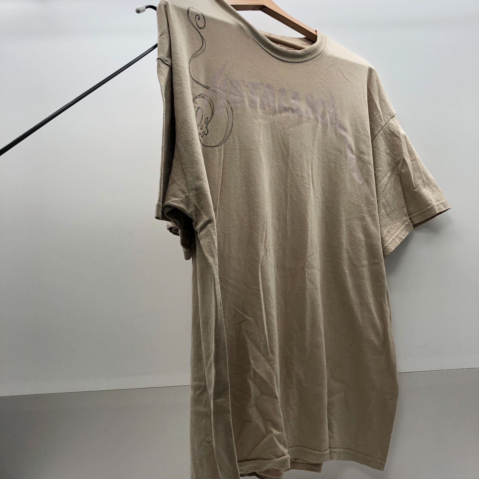ALSTYLE METALLICA Tシャツ XLサイズ ベージュ Cyanide メタリカ アル 