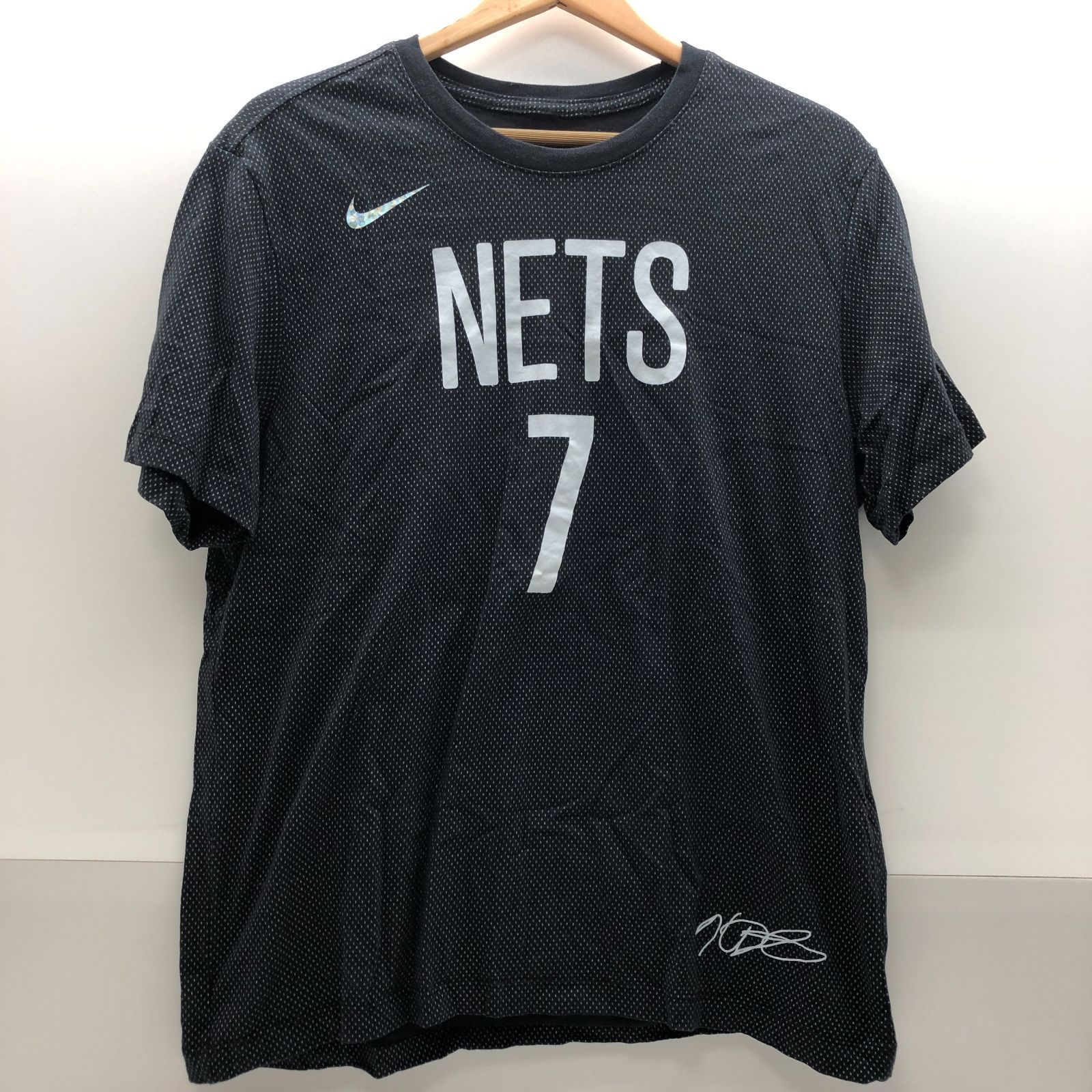 NIKE NETS 7 DURANT デュラント Tシャツ 半袖 XLサイズ 黒 ブラック