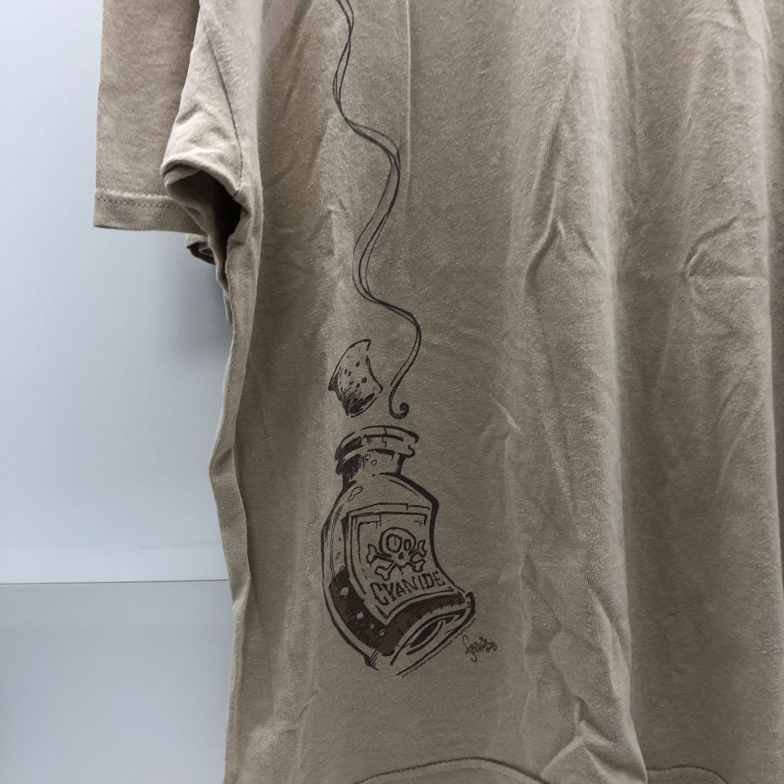 ALSTYLE METALLICA Tシャツ XLサイズ ベージュ Cyanide メタリカ アル 