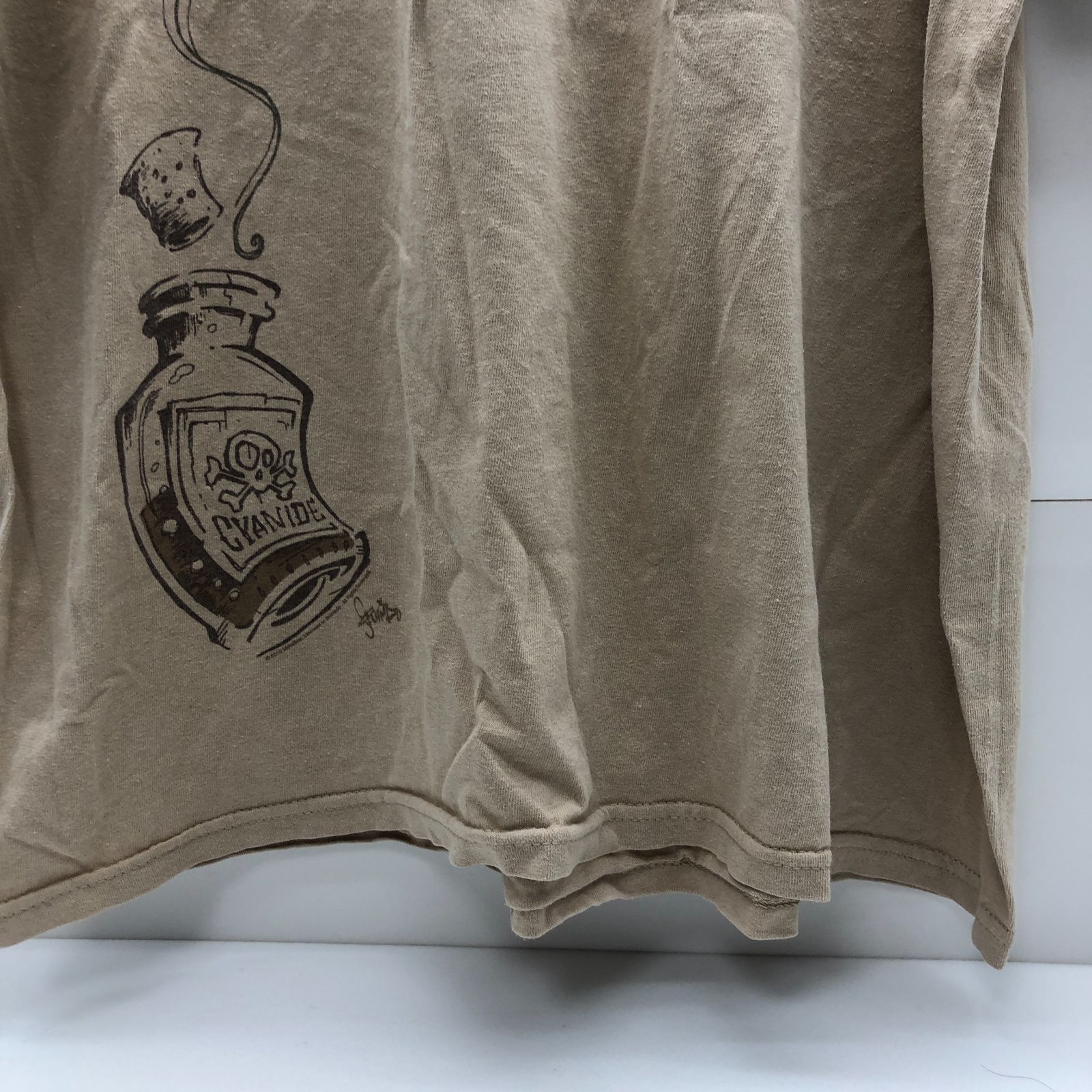 ALSTYLE METALLICA Tシャツ XLサイズ ベージュ Cyanide メタリカ アル 