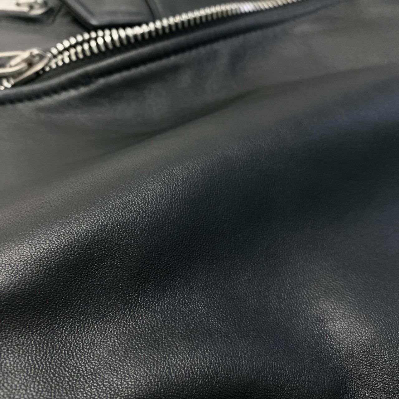 38c3 OFF-WHITE オフホワイト BERNINI レザージャケット ライダース 