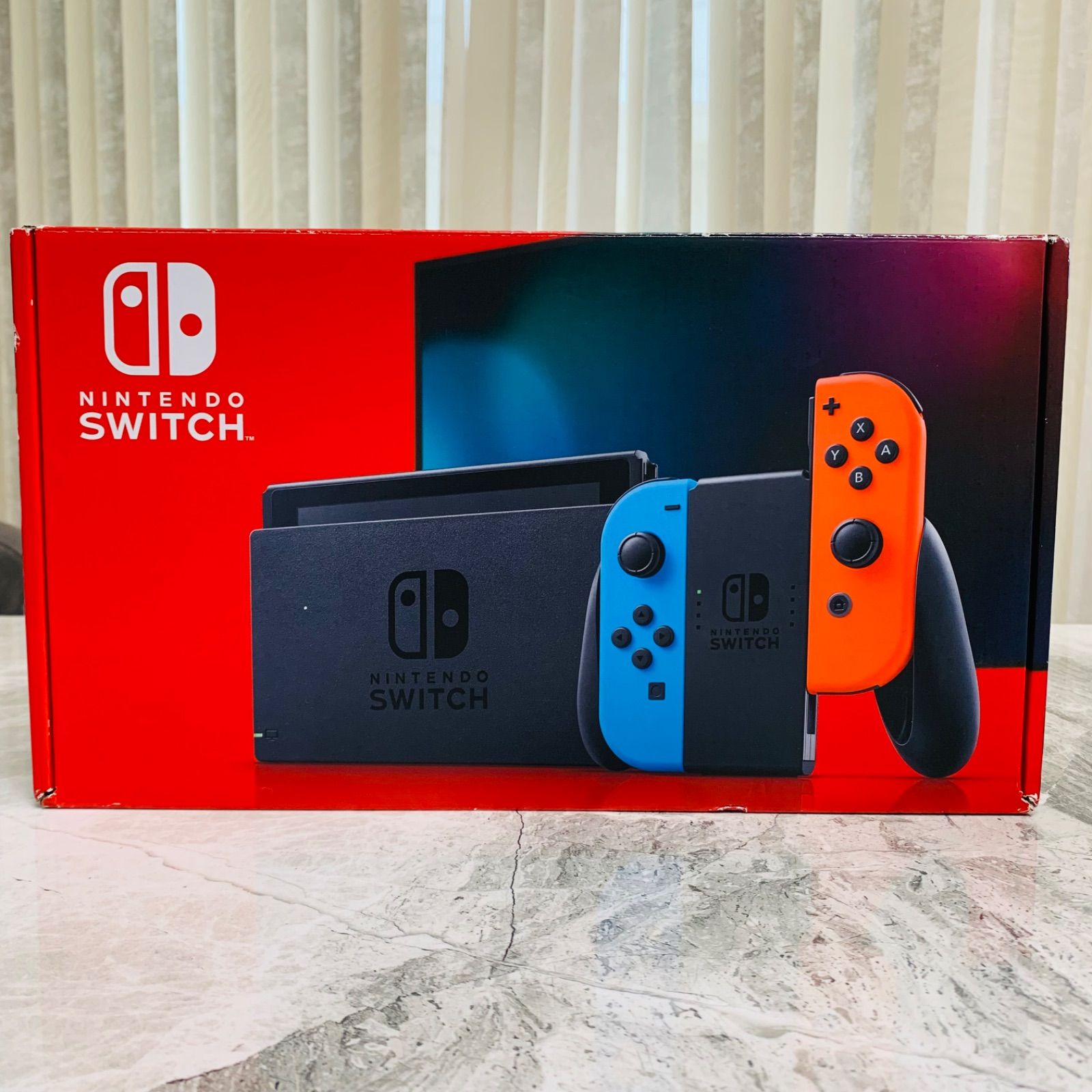 完動品】Nintendo Switch スイッチ 本体 バッテリー強化版 2020年製 箱