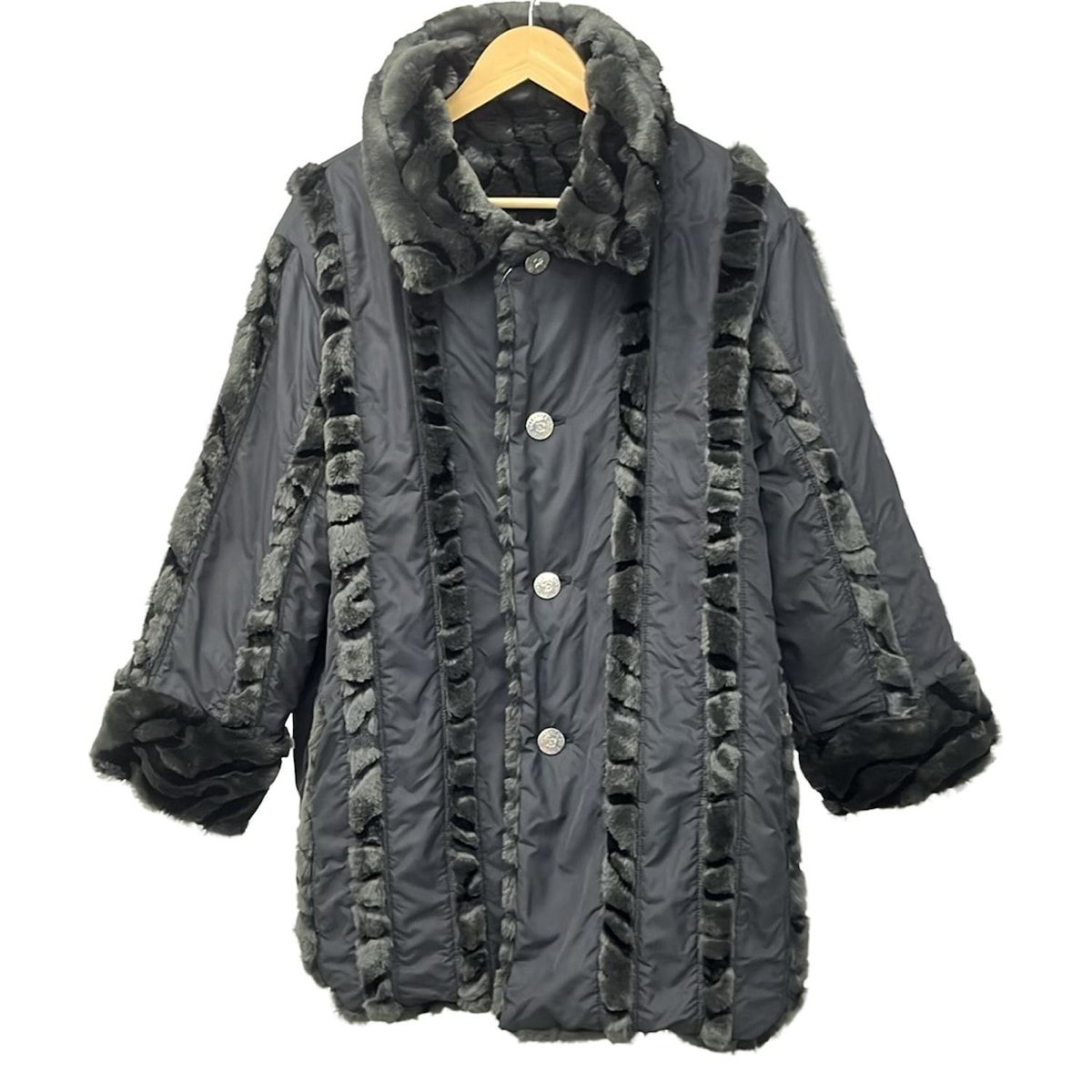 希少 VALENZA SPORTS 黒 ダウン コート サイズ40 バレンザVALENZA 