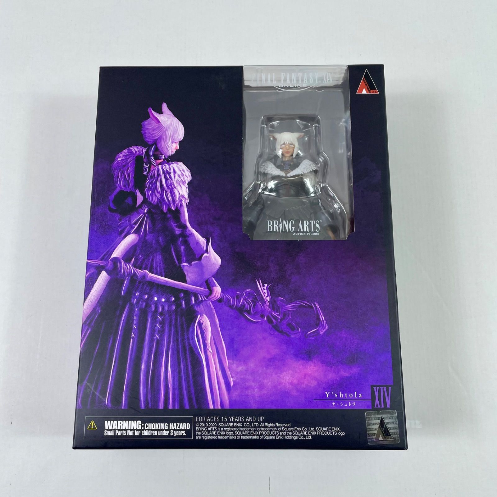 A2756・FF14 ヤシュトラ フィギュア ブリングアーツ ※杖破損あり 開封