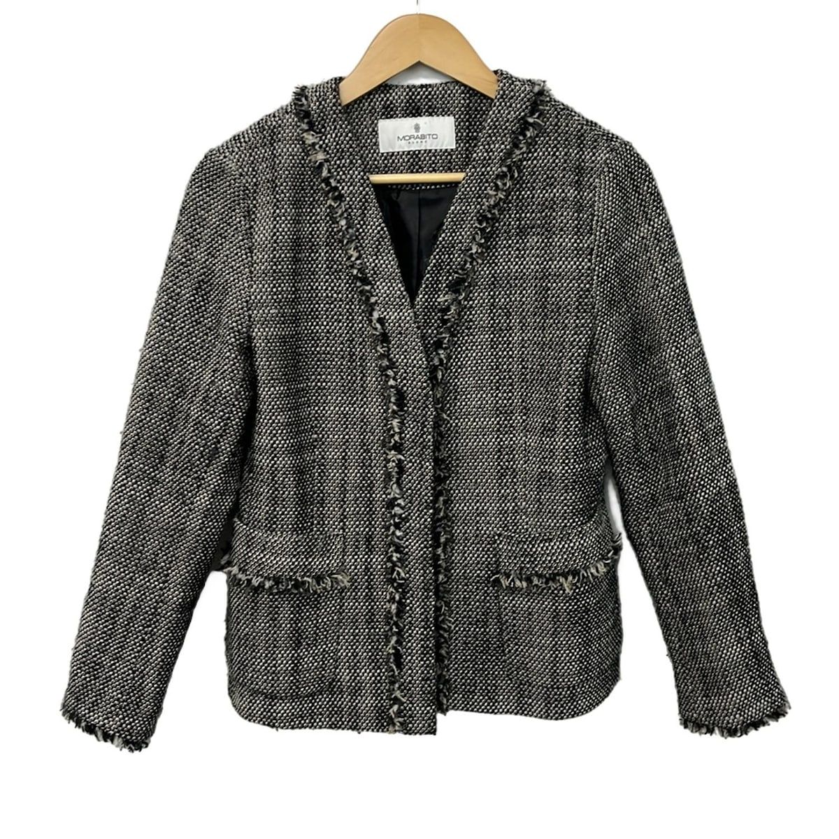 MORABITO(モラビト) ジャケット サイズ38 M レディース - ベージュ×黒