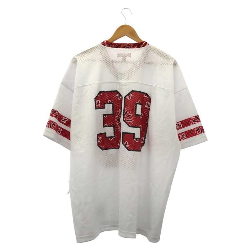 中古】Supreme 25SS Bandana Football Jersey 半袖シャツ XL ホワイト