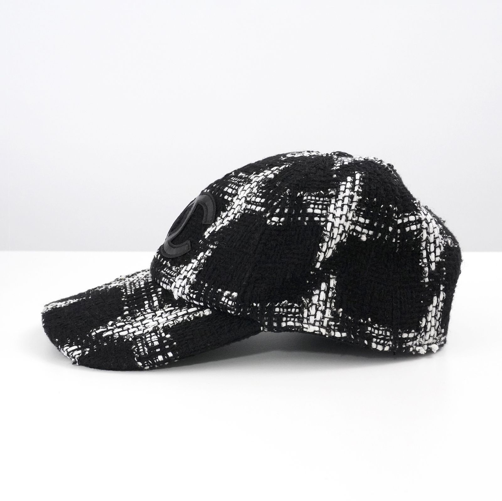 ランク：A】CHANEL シャネル ココマーク ツイード キャップ - メルカリ