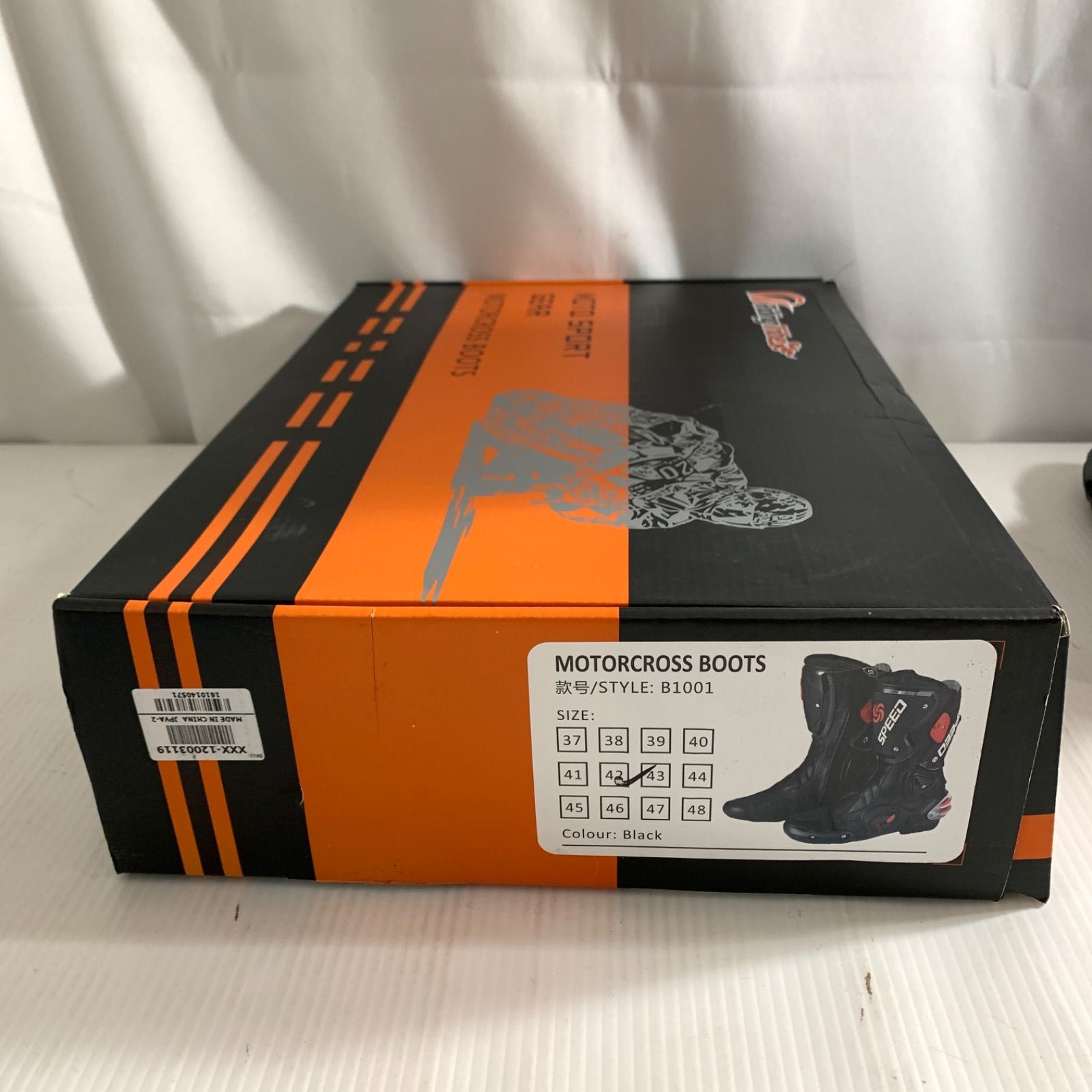 中古】SPEED B1001 レーシングブーツ サイズ42（EU）/26.5〜27相当 