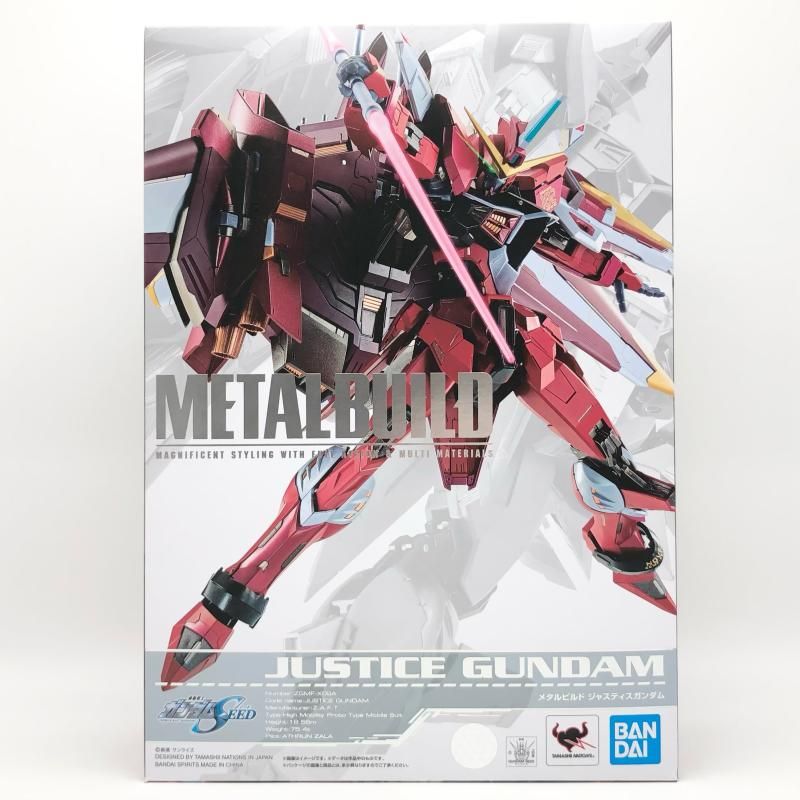 中古】開封 METAL BUILD ZGMF-X09A ジャスティスガンダム バンダイ