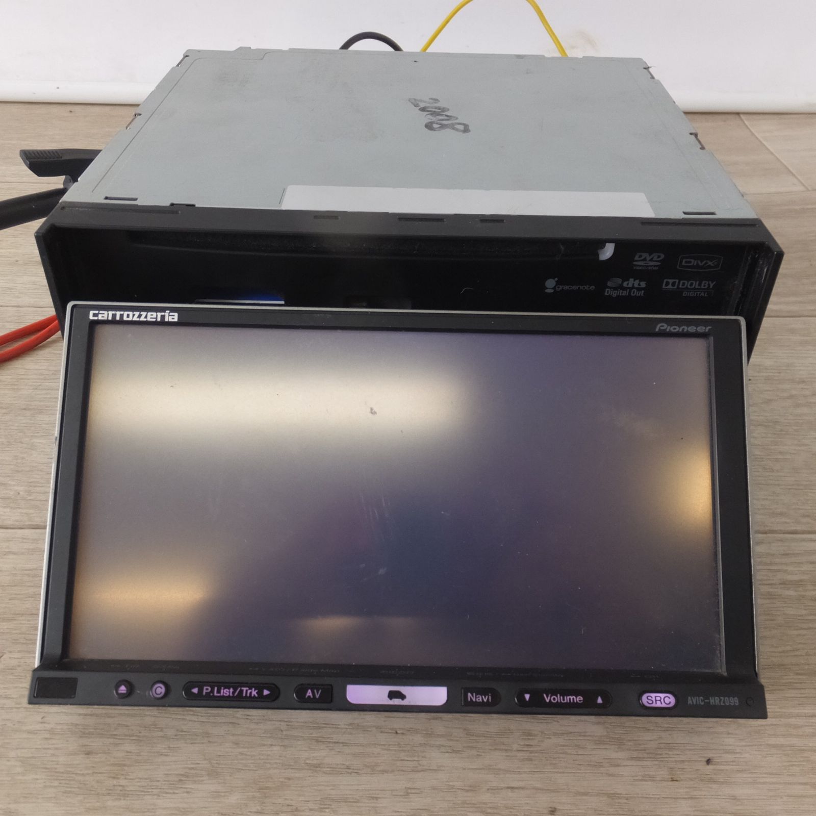 カロッツェリア【AV 一体型 HDD ナビゲーション】中古 送料無料] ☆カロッツェリア carrozzeria AV一体型HDDナビゲーション