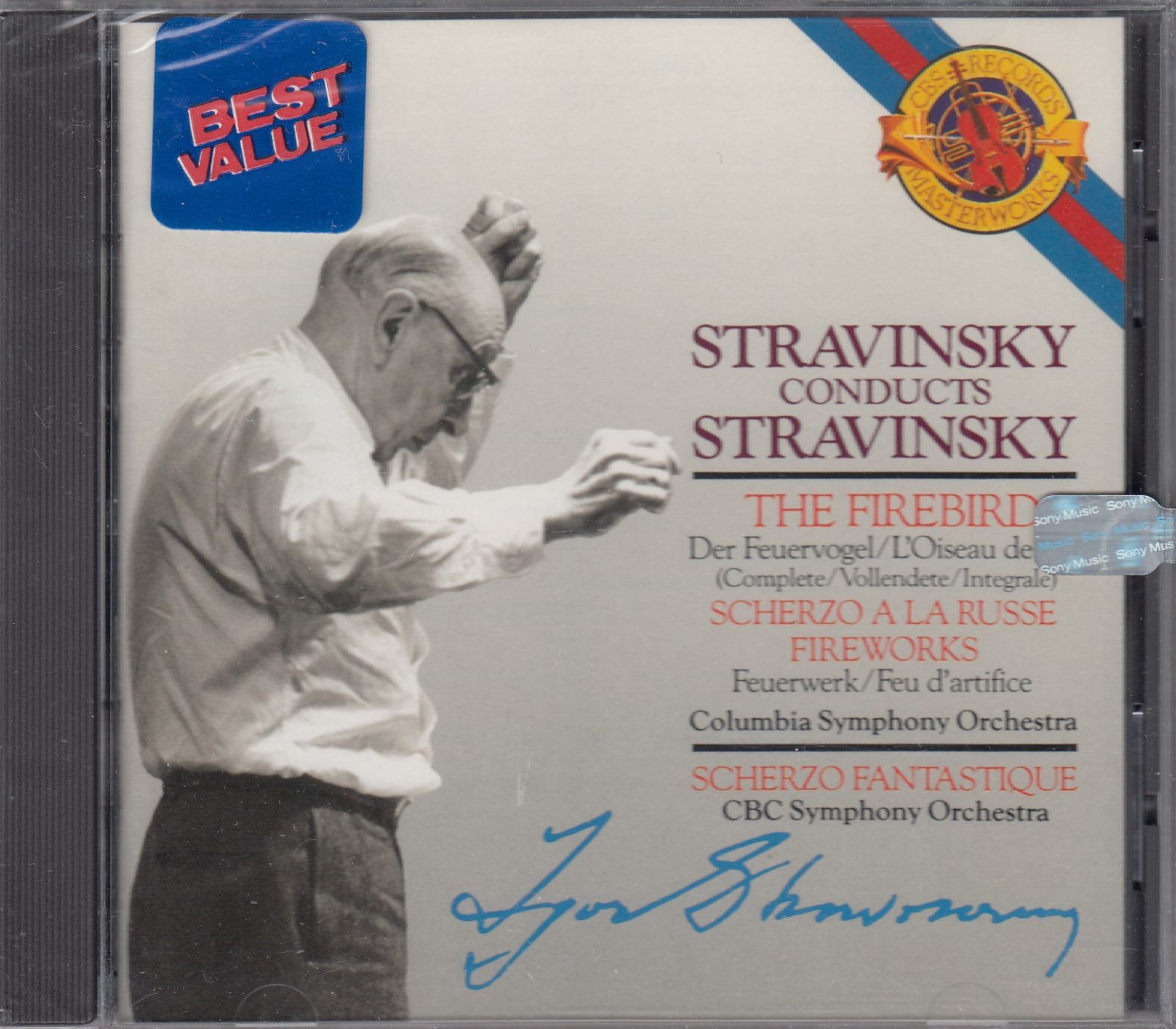 CD/CBS]ストラヴィンスキー:バレエ音楽「火の鳥」&ロシア風スケルツォ