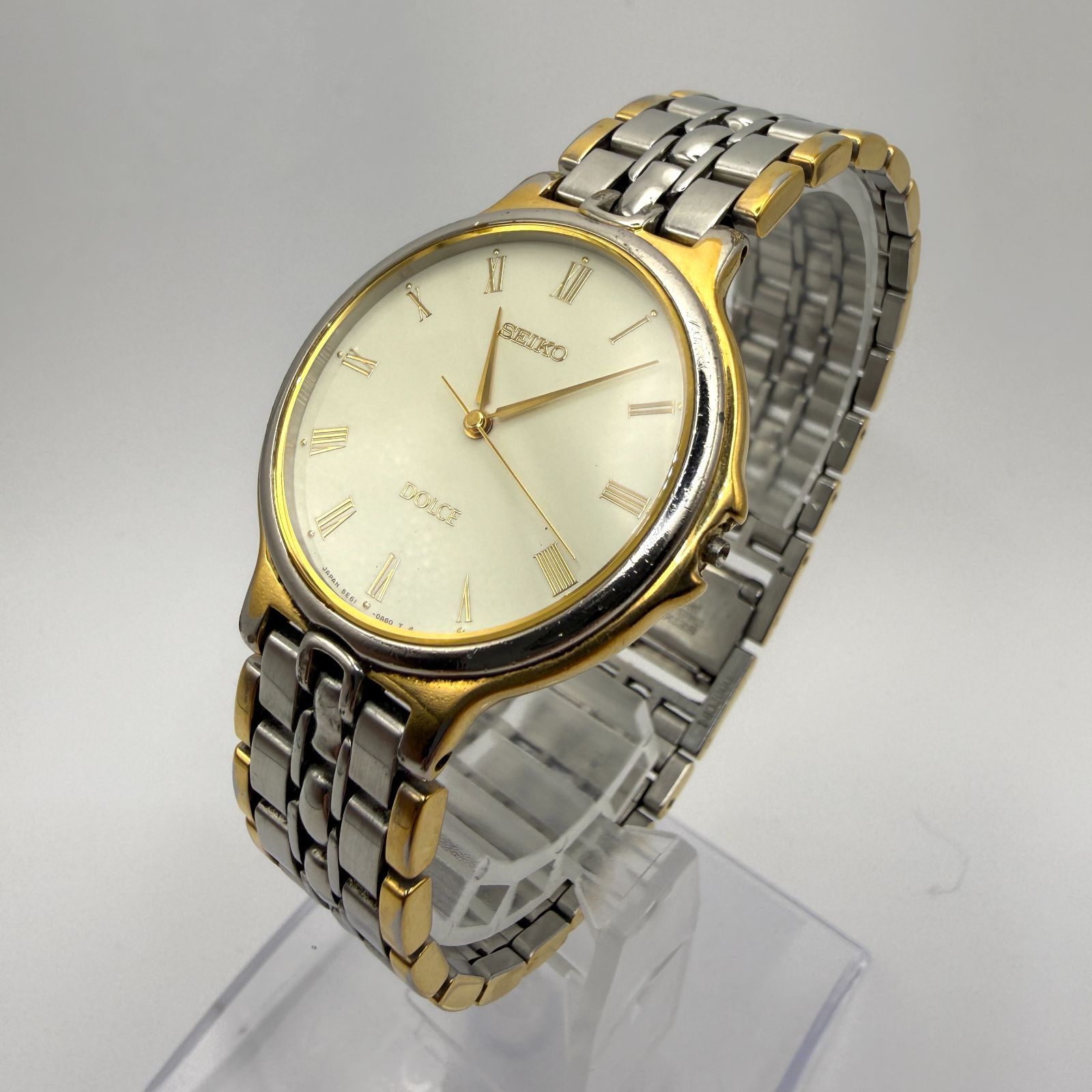 動作未確認 SEIKO セイコー Dolce ドルチェ 5E61-0A30 クォーツ