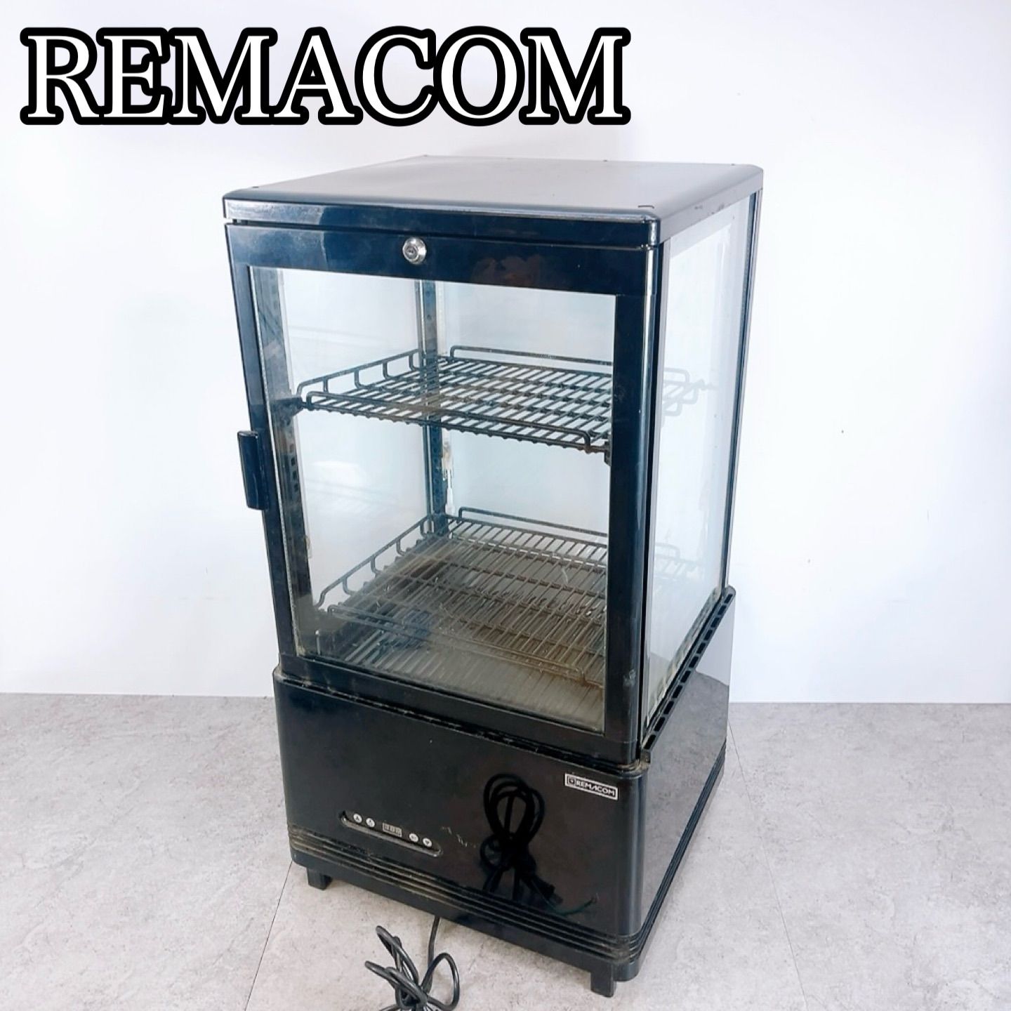 卓上 冷蔵ショーケース RCS-4G98WL REMACOM レマコム レマコム冷蔵庫 ガラス 冷蔵庫 ショーケース レマコム 4面ガラス 卓上