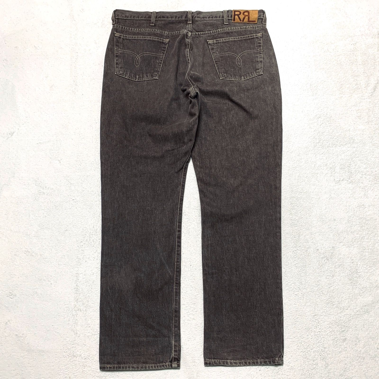 アメリカ製　RRL ブラウンデニム　ジーンズ Double RL / RRL USA製 アメリカ製 ブラウンデニム デニムパンツ