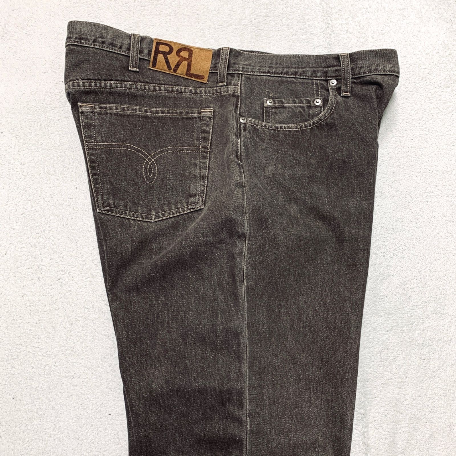 Double RL / RRL USA製 アメリカ製 ブラウンデニム デニムパンツ