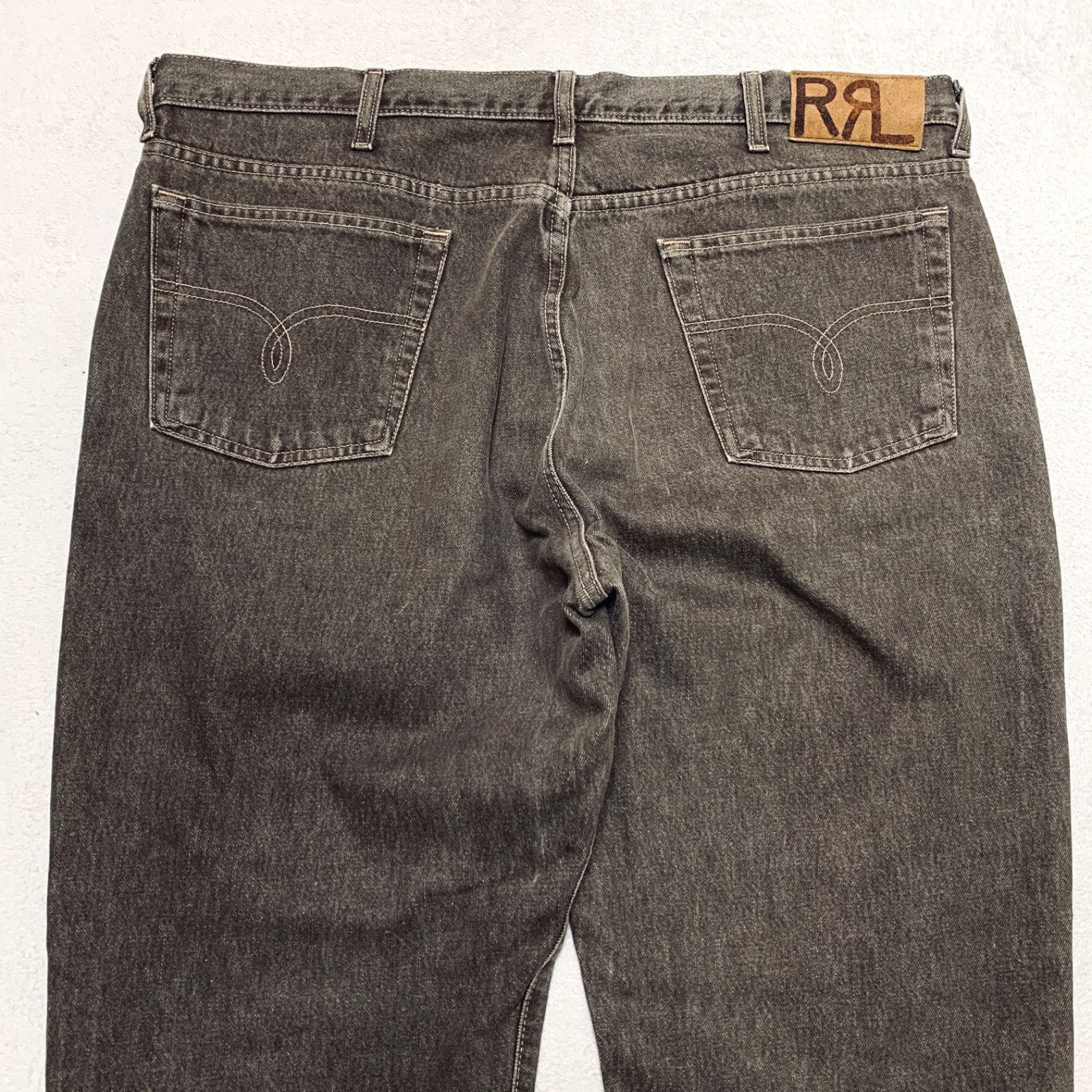 アメリカ製　RRL ブラウンデニム　ジーンズ Double RL / RRL USA製 アメリカ製 ブラウンデニム デニムパンツ