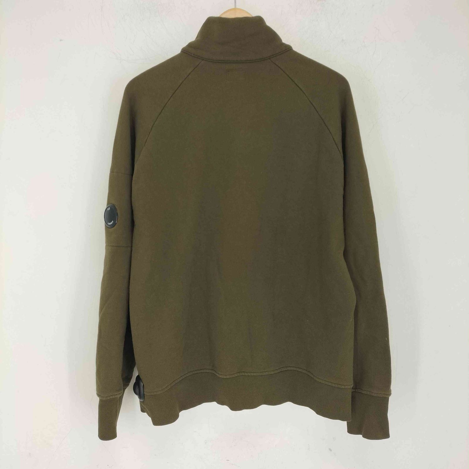 シーピーカンパニー C.P.COMPANY 22aw ARM LENS QUARTER ZIP SWEAT 
