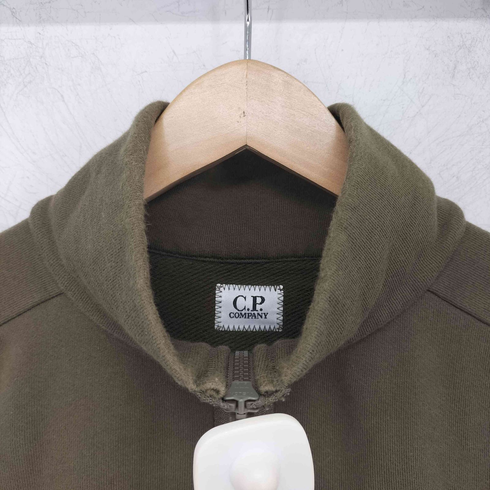 シーピーカンパニー C.P.COMPANY 22aw ARM LENS QUARTER ZIP SWEAT 
