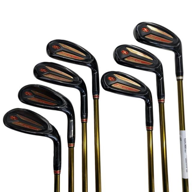 中古】 つるや AXEL Gold Premium II 7S アイアンセット IR AXEL Gold