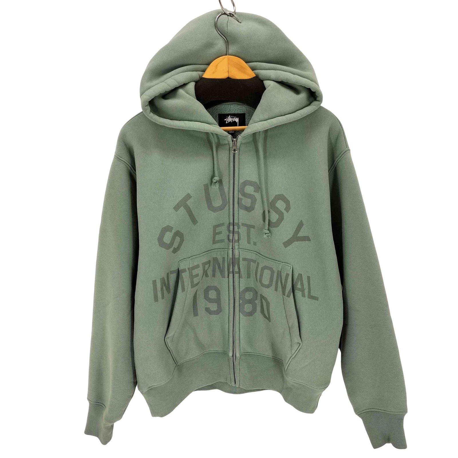 ステューシー Stussy 25AW ESTABLISHED ZIP HOODIE メンズ JPN：S 